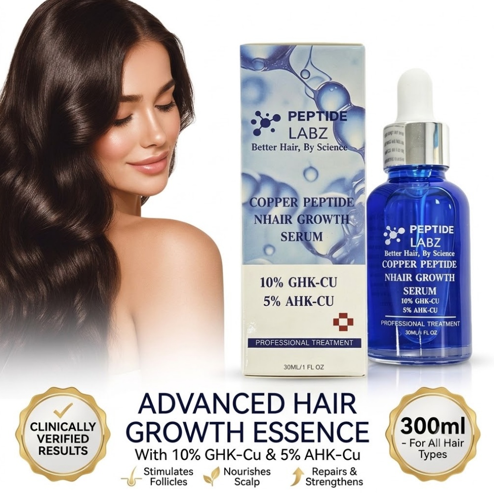 Peptide Complex Serum - Esensi Pertumbuhan Rambut Peptida Tembaga GHK