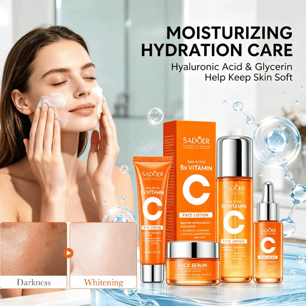 Luxury Skincare Set - Sadoer 5x Vitamin C Perawatan Kulit
