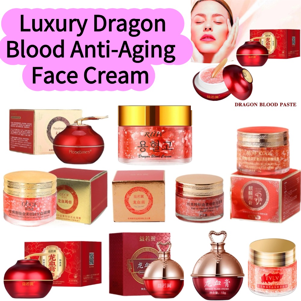 Luxury Skincare Cream - Krim Wajah Anti-Penuaan Mewah Dragon Blood