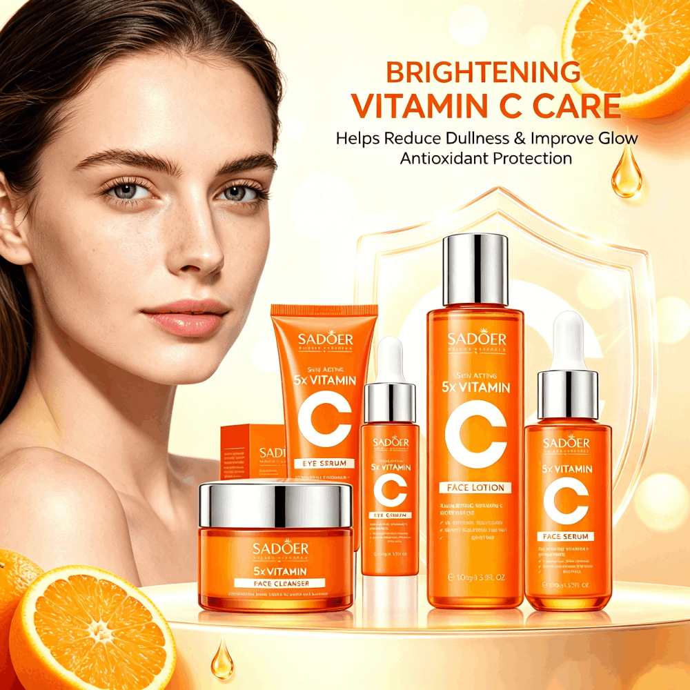 Luxury Skincare Set - SADOER 5X Vitamin C Perawatan Kulit