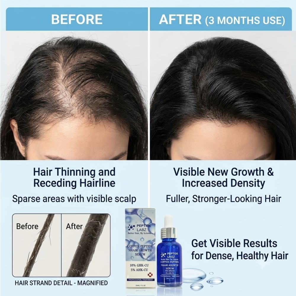 Esensi Pertumbuhan Rambut Pept - Peptide Complex Serum ulasan dan harga