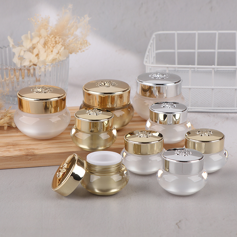 Botol Krim Akrilik Kosong untu - Luxury Skincare Cream ulasan dan harga