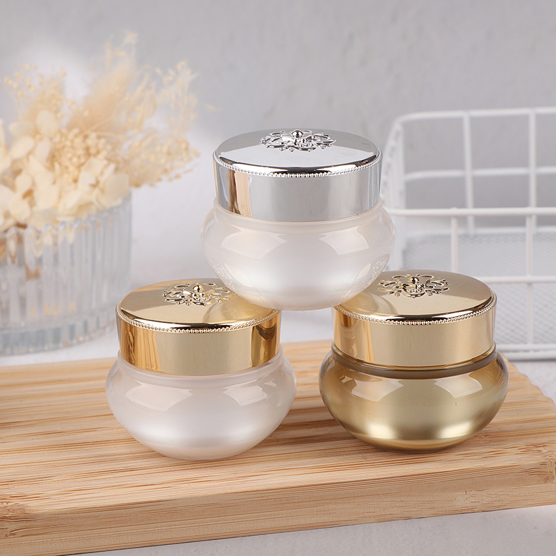 Botol Krim Akrilik Kosong untu - Luxury Skincare Cream ulasan dan harga