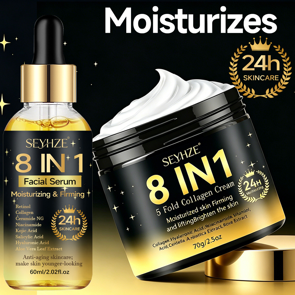SEYHZE 8in1 Serum Wajah Hidras - Luxury Skincare Set ulasan dan harga