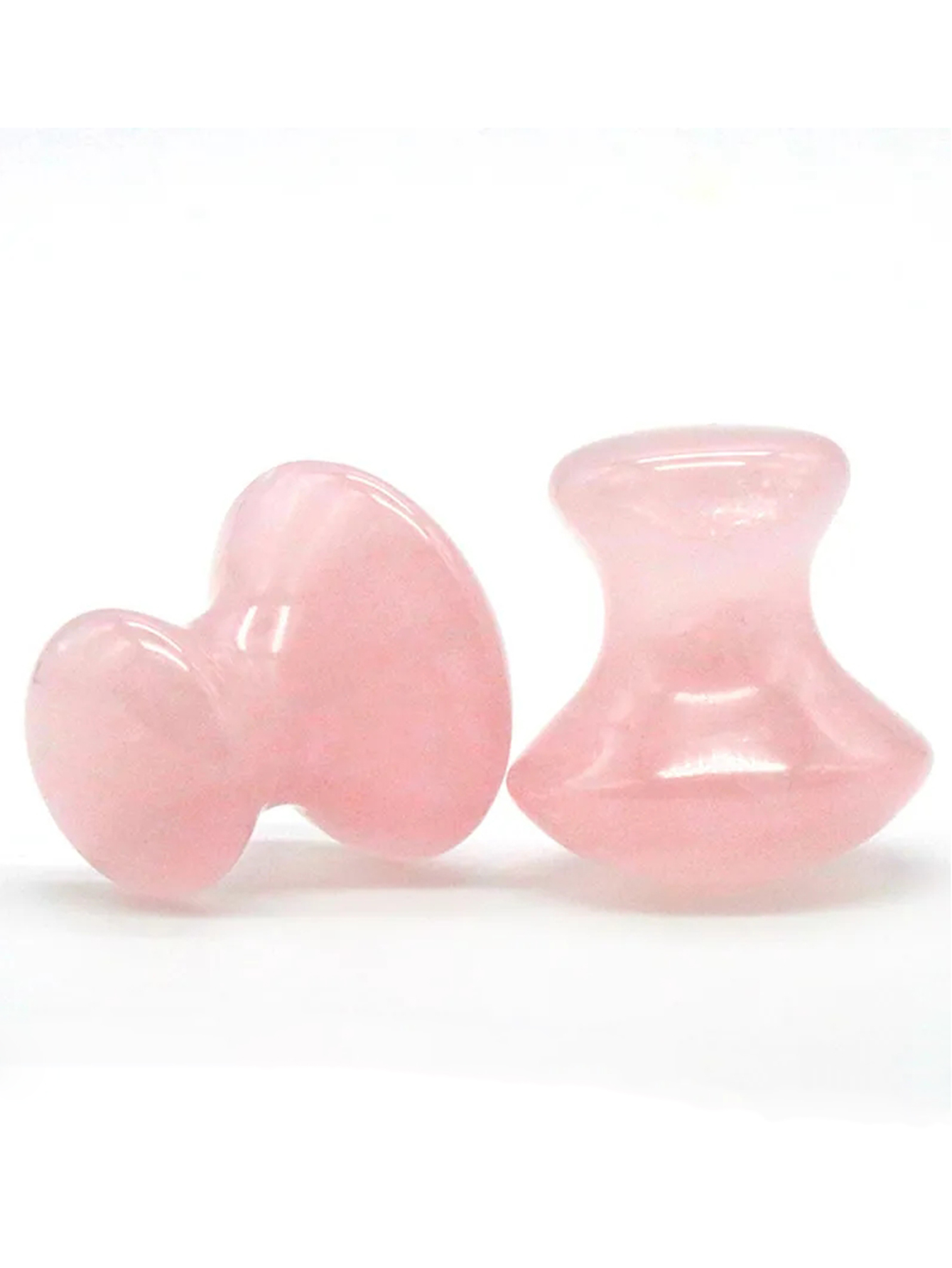 1 buah kristal merah muda alam - Luxury Skincare Tools ulasan dan harga