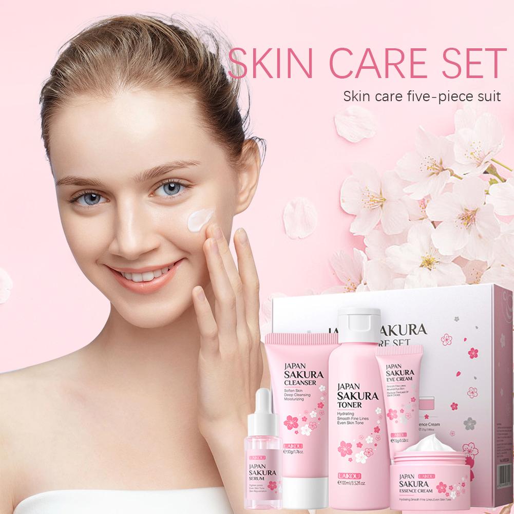 Set Perawatan Kulit Sakura 5/3 - Luxury Skincare Set ulasan dan harga