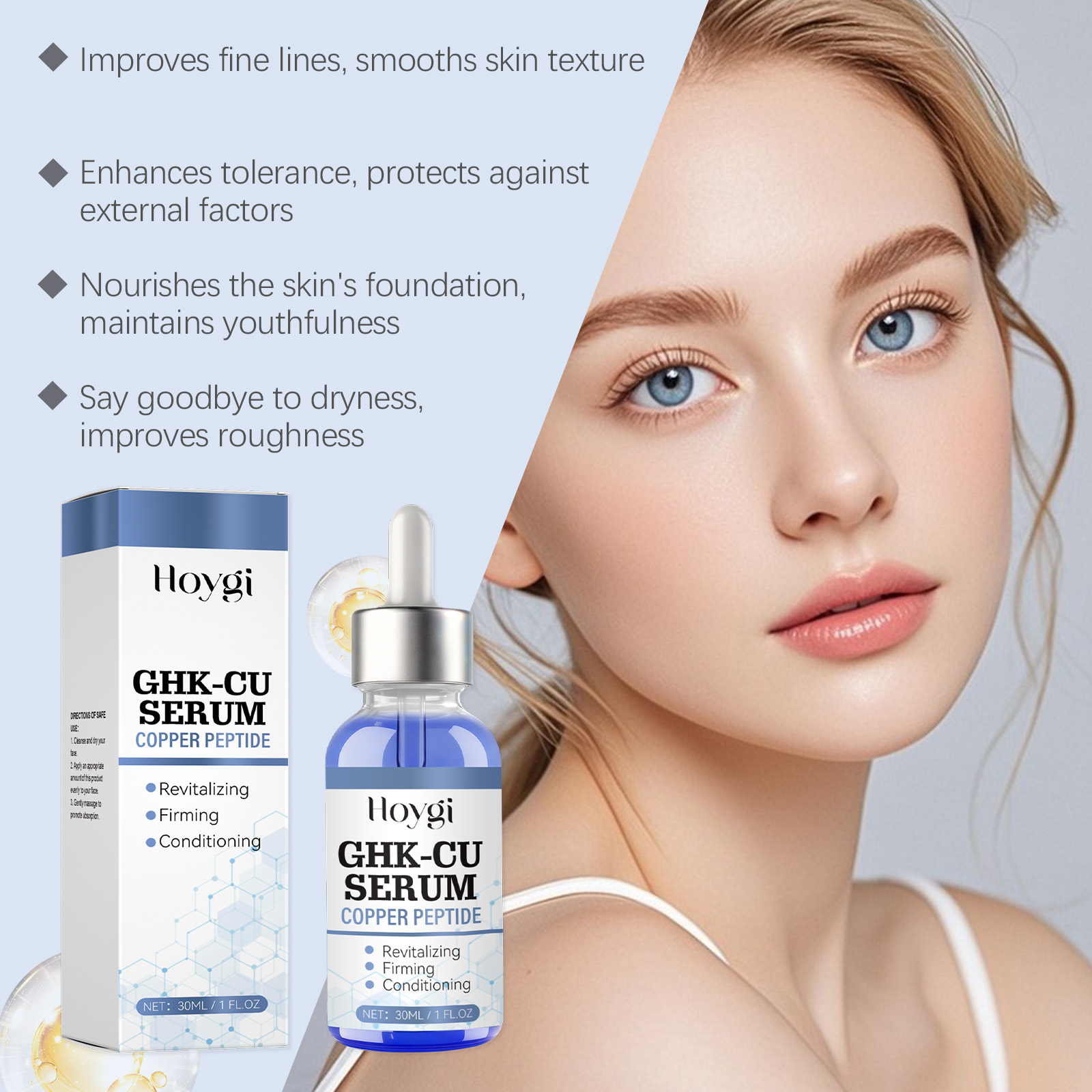 Serum Peptida Tembaga 30Ml GHK - Peptide Complex Serum ulasan dan harga