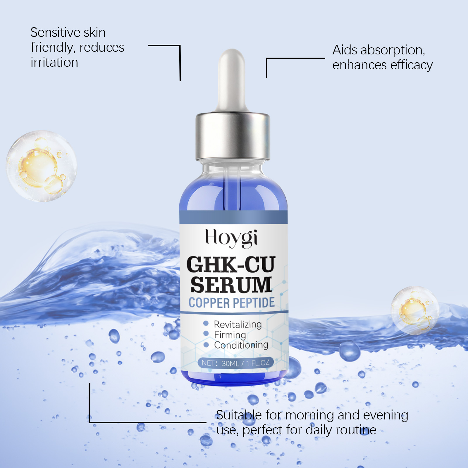 Serum Peptida Tembaga 30Ml GHK - Peptide Complex Serum ulasan dan harga